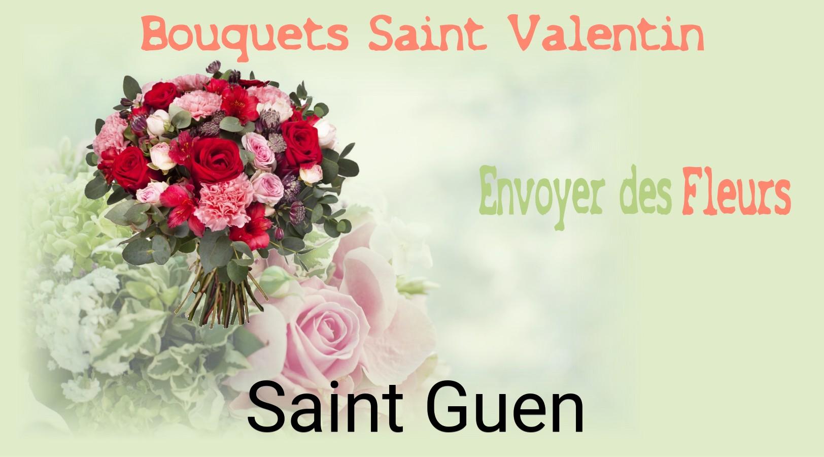 Roses de Saint-Valentin livrées à Saint-Guen